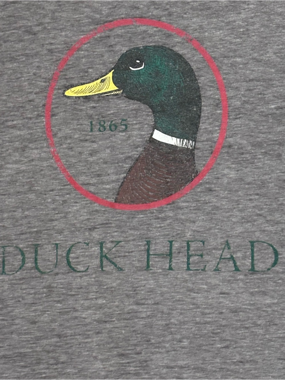 Gray Duck Head Pocket T-Shirt Outdoorsman Southern Prep Hunting Core - Picture 5 of 7